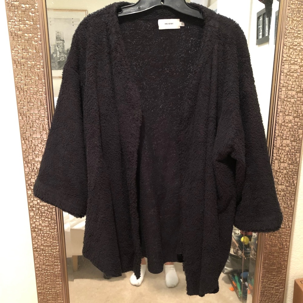 Priory Black Ryu Cardigan
